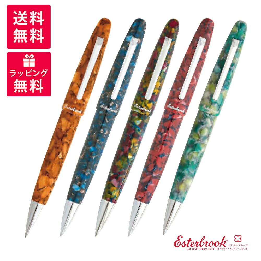 Esterbrook エスターブルック Estie エスティ ボールペン シルバー EBG699 E439 ENB149 ESC929 ESG829 ボタニカルガーデンCT ハニカム ヌーヴォブルー スカーレット シーグラス