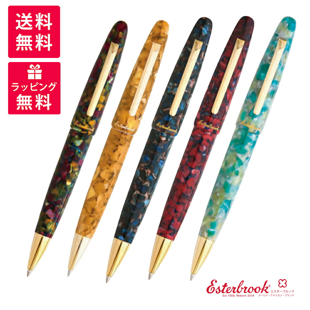 Esterbrook エスターブルック Estie エスティ ボールペン ゴールド EBG899 E429 ENB159 ESC919 ESG819 ボタニカルガーデンGT ハニカム ヌーヴォー スカーレット シーグラス