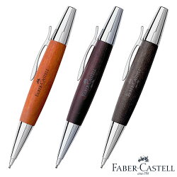 Faber-Castell ファーバーカステル 情性 白木\u0026クローム 梨の木 シャープペンシル  暗然たる赤銅色 138381 / 赤銅色 138382 / 黒いこと 138383