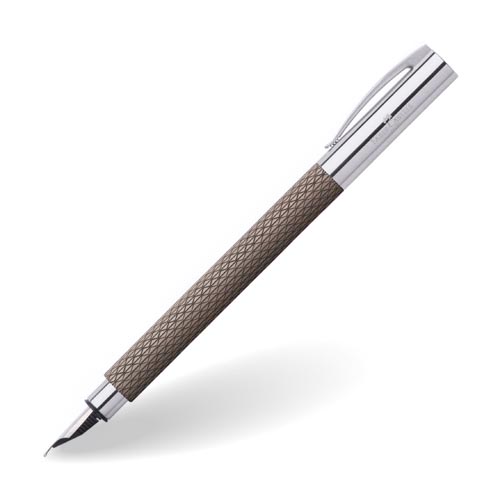 FABER-CASTELL ファーバーカステル デザイン アンビション オプアートブラックサンド 万年筆 147050｜世界の筆記具　報画堂