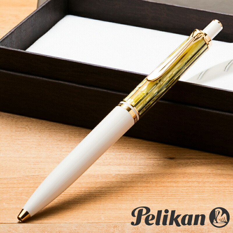 楽天市場 名入れ無料 ペリカン Pelikan スーベレーン K400 ボールペン ホワイトトータス 世界の筆記具 報画堂