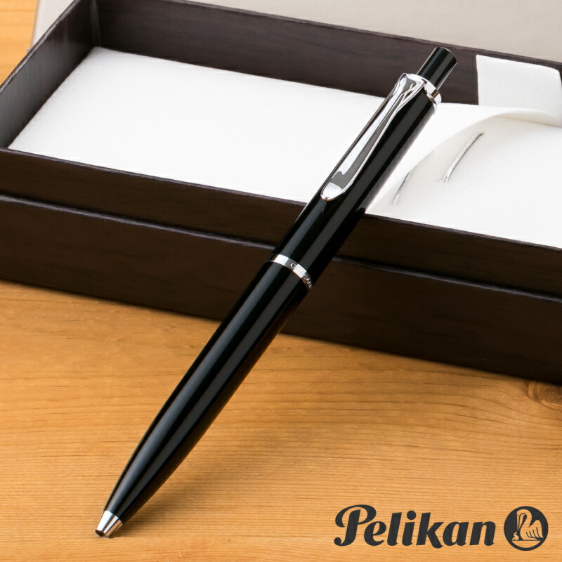 PELIKAN ボールペン Pelikan K215 Ballpoint - Blue Lines, Palladium Trim (Near Mint
