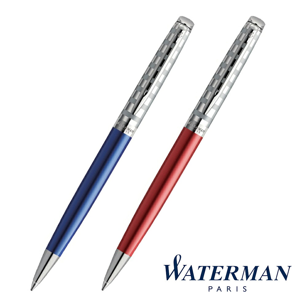 お水マン WATERMAN ボールペン メトロポリタン 晴れ晴れしい リヴィエラ 縞模様青みCT 縞模様赤いことCT 青み 赤いこと CT 縞模様 青 赤 リビエラ 25584 25585