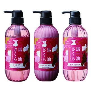 楽天市場】馬油さくらシャンプー450mL 詰替パウチ 桜の香り