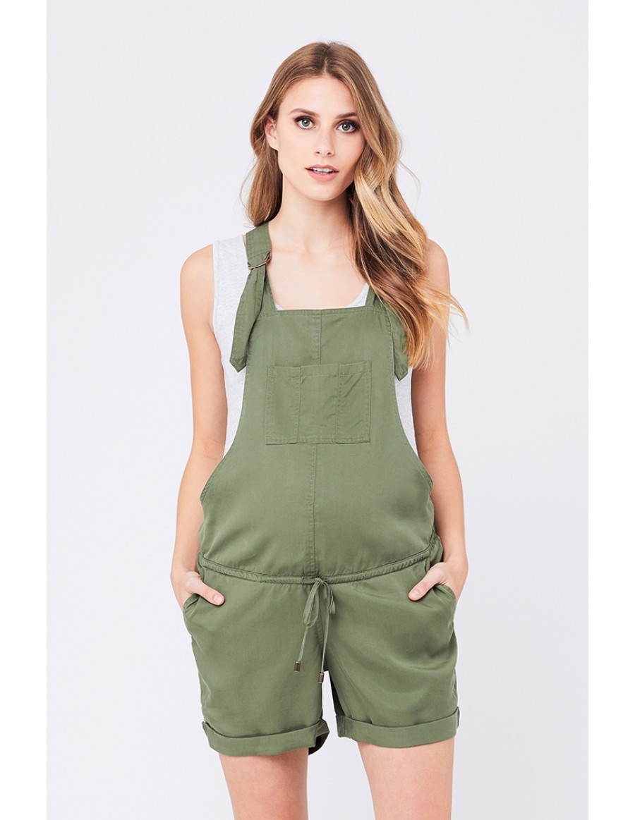 khaki green playsuit