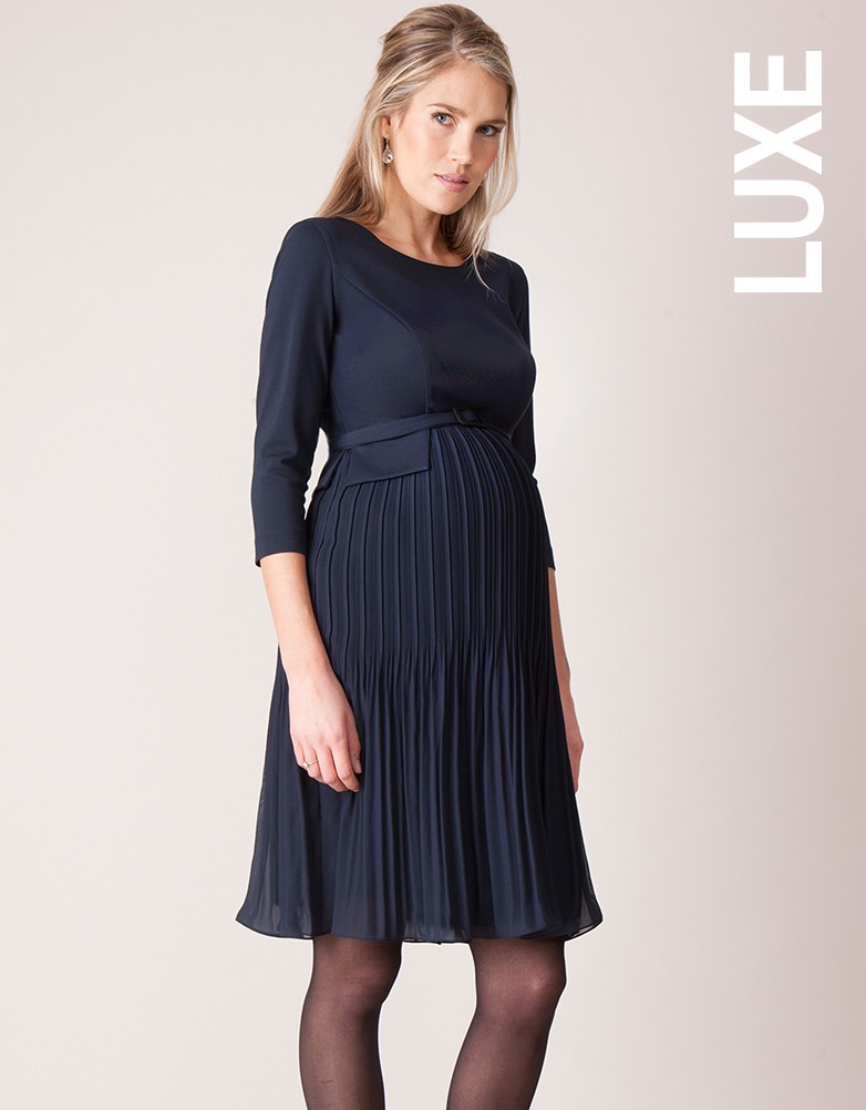 楽天市場 Seraphine Sophia プリーツワンピース ネイビー ソルレガロ インターナショナル