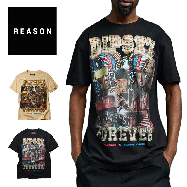 【激レア】DIPLOMATS DIPSET Tシャツ　ディプロマッツ REASON×DIPLOMATS OFFICIAL S/S TEE -BLACK- | babylonclub
