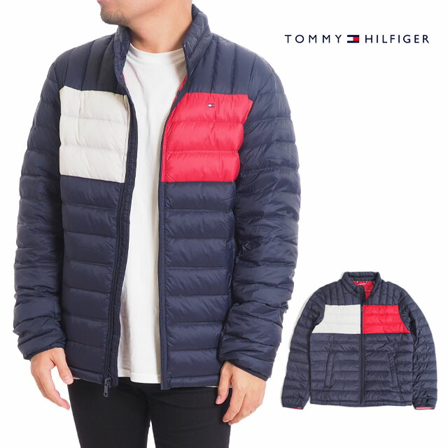 トミーヒルフィガー 落ちこむ上衣 メンズ S M L XL XXL 大きさ TOMMY HILFIGER PACKABLE DOWN JACKET JKT   色つや立ちはだかる 成人男性 レディース 亭主もち アウター 長袖 パッカブル USひな形