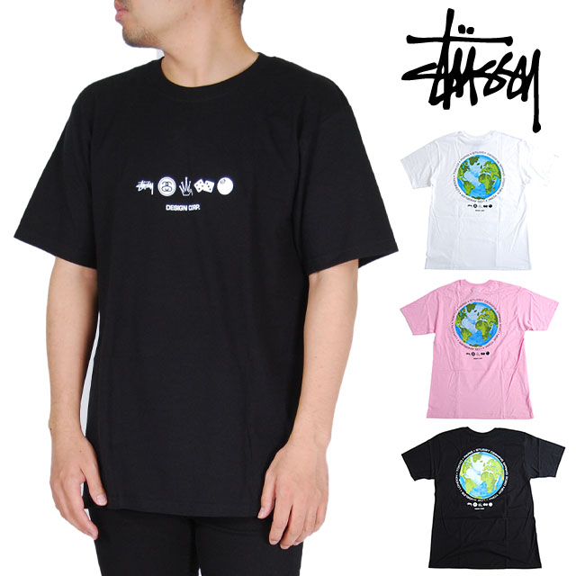 楽天市場 Stussy ステューシー 半袖tシャツ クルーネック メンズ レディース Tシャツ トップス 半袖 人気 おしゃれ アメカジ カジュアル ペアルック S M L Xl 2l Global Design Corp Tee Solt And Pepper