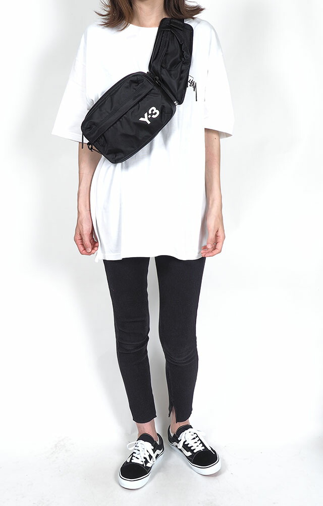格安人気短納期の 2way Y 3 Adidas Yohji Bag Yamamoto 2way Y 3 Adidas Yohji Y3 Y3 ワイスリー アディダス Bag ヒップバック スリングバッグ メンズ Sling アディダス Bag レディース メンズ Sling レディース ユニセックス ポーチ ブラック Bag ヒップバック 斜め