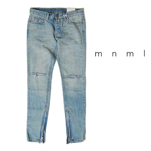mnmlデニム 楽天市場】日本未発売 mnml ミニマル デニムパンツ M5 Denim