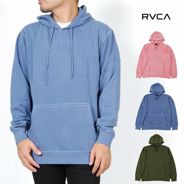 アウトレット　RVCA ルーカ パーカー メンズ レディース S M L XLサイズ ブルー ローズ オリーブ LITTLE RVCA TONALY 2 裏起毛　USモデル