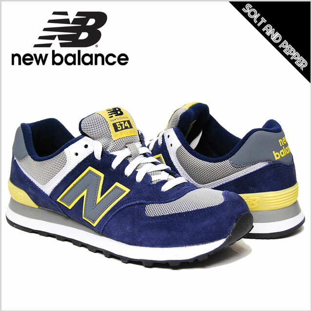 new balance 574 blue and yellow