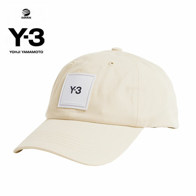 アディダス Y3 レディース 6パネル Adidas Label ヨージヤマモト 6パネル アクセサリー ワイスリー Y 3 Adidas Yohji 帽子 小物 スクエアラベルロゴ Yohjiyamamoto メンズ Y3 男性 オフベージュ ハット アクセサリー Cap 刺繍 ロゴ 女性 キャップ バックストラップ