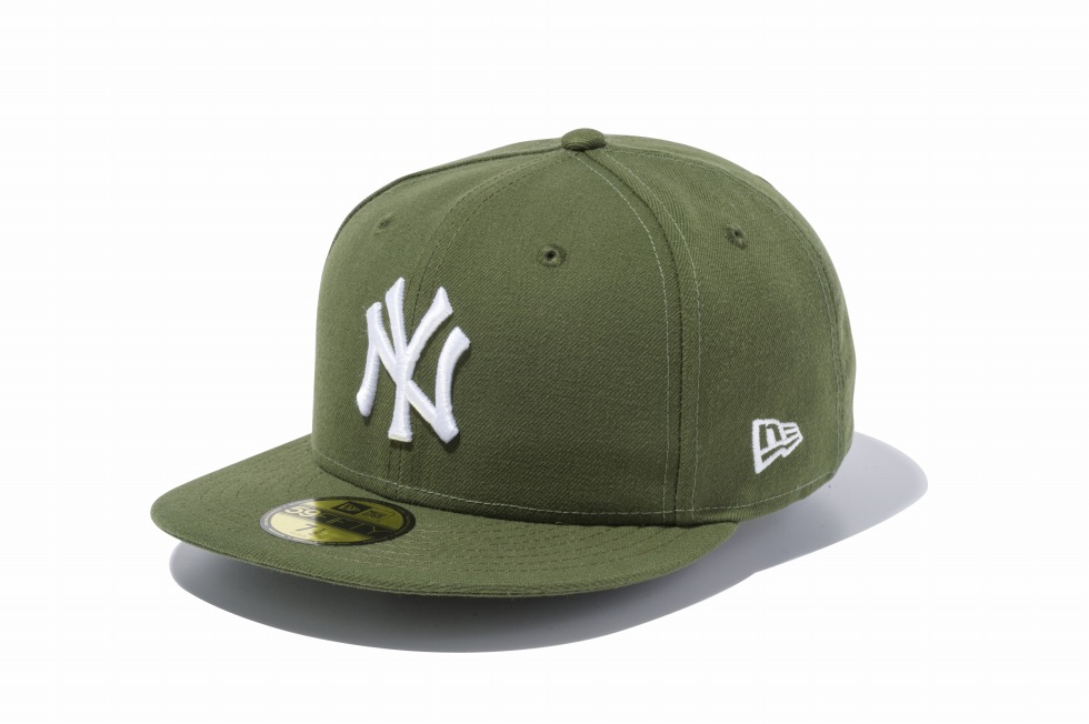 NEWERA ニューエラ 59FIFTY ニューヨーク・ヤンキース ライフルグリーン × ホワイト メンズ 男性 レディース 女性 帽子 ハット 小物 アクセサリー 送料無料 NEW ERA 国内正規品 正規取扱店 14525201