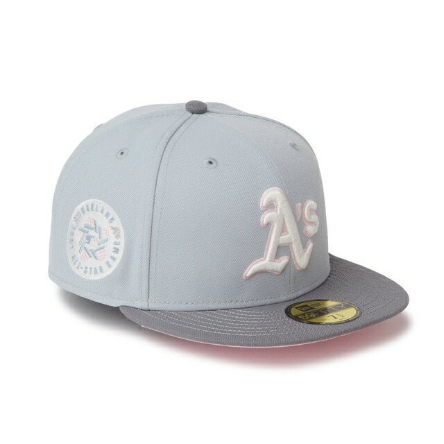 [即納]NEWERA ニューエラ 59FIFTY Sakuranagashi 桜流し オークランド・アスレチックス グレー/ストームグレー メンズ 男性 帽子 ハット HAT キャップ CAP 小物 国内正規品 正規取扱店 NEW ERA プレゼント ギフト 贈り物 父の日 敬老の日 子供の日