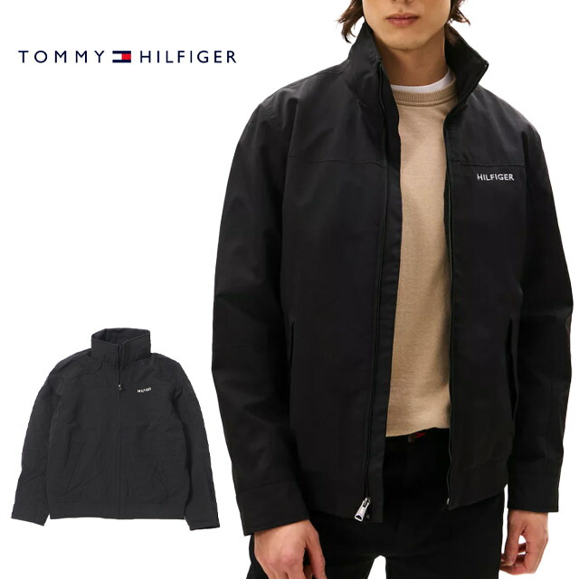 TOMMY HILFIGER REGATTA JACKETト DARK SABLE トミーヒルフィガー ナイロン上衣 メンズ 上衣 ボンネット納める  セーリングジャケット レガッタ上衣 ボンネット付き添い人 軽さ ジップジャケット アウター 防風 上衣 上衣 メンズアウター  US青写真