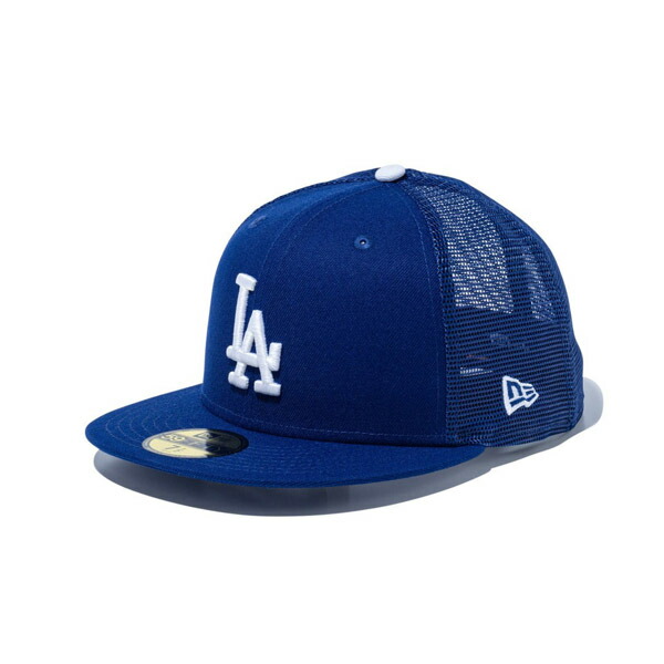 NEWERA ニューエラ 59FIFTY トラッカー ロサンゼルス・ドジャース ダークロイヤル × ホワイト メンズ 男性 レディース 女性 帽子 ハット 小物 アクセサリー 送料無料 NEW ERA プレゼント ギフト 贈り物 父の日 敬老の日 国内正規品 正規取扱店