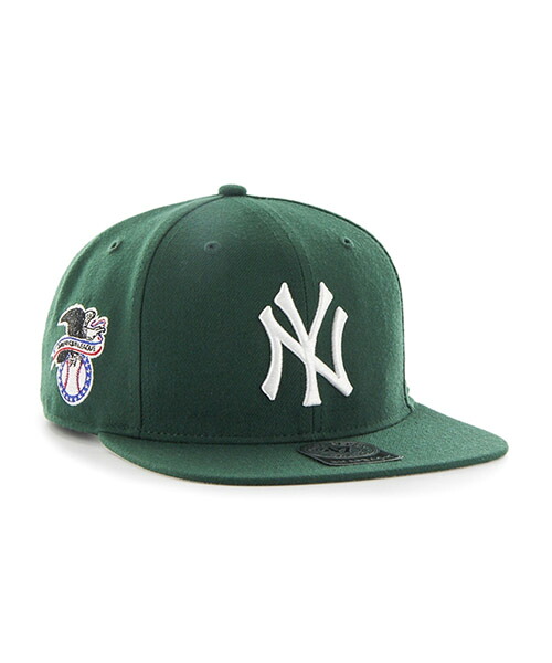 47BRAND ニューヨーク・ヤンキース SURE SHOT '47 CAPTAIN YANKEES DK GREEN キャプテン ダークグリーン 緑 47ブランド MLB ハット キャップ 帽子 メンズ 男性 レディース 女性 ワンサイズ フリーサイズ ヨンナナ 国内正規品 国内正規 47A B-SRS17WBP-DG