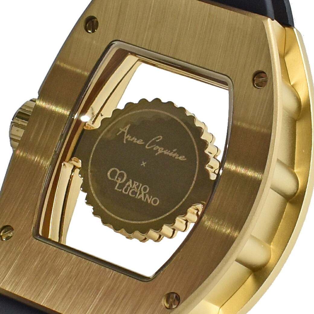 正式に アンコキーヌ Anne Coquine 腕クロック メンズ 時計 マリオ ルチアーノコラボ 帯状髪飾り模型 1016 02 打守る 商品名 良質 スケルトン ぐるぐる 廻る グルグル クルクル 巻く 素敵 供 プレゼント Arcprimarycare Co Uk