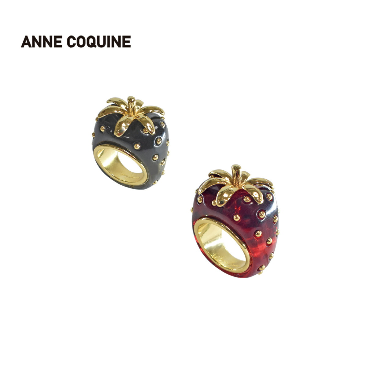 アンコキーヌ Anne Coquine オランダ苺輪っか ／ 4066 藤島彩子 QVC テレビ受像機通信販売 TV買い出し 差し上げ物 差し上げ物 ラッピング