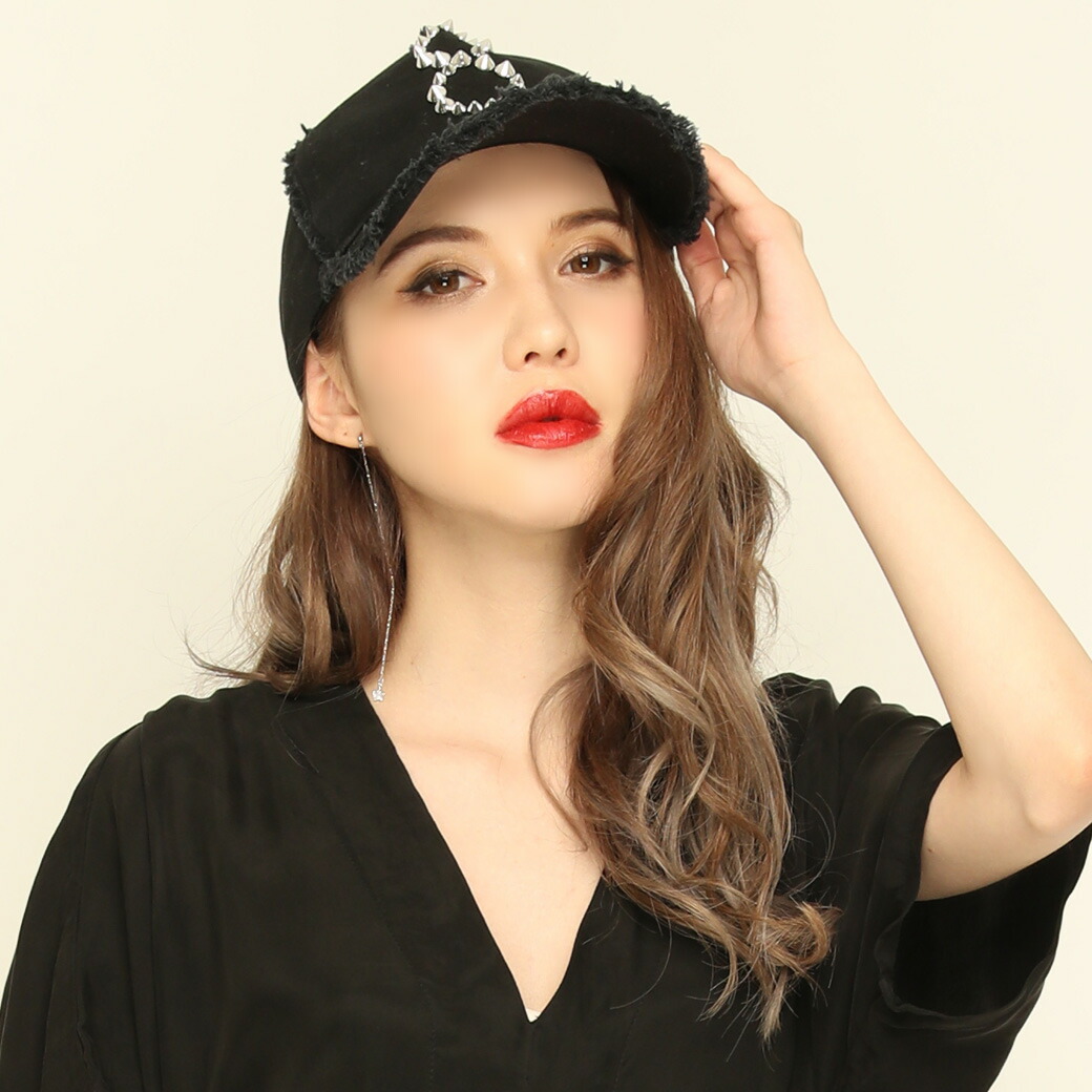 楽天市場 公式 Annecoquine アンコキーヌ キャップ 帽子 レディース メンズ ブランド スタッズ スタッズナンバーキャップ 7060 ブランド 高級 トレンド アクセント 星 スター 刺繍 プレゼント ギフト Qvc 藤島彩子 Tvショッピング アンコキーヌ