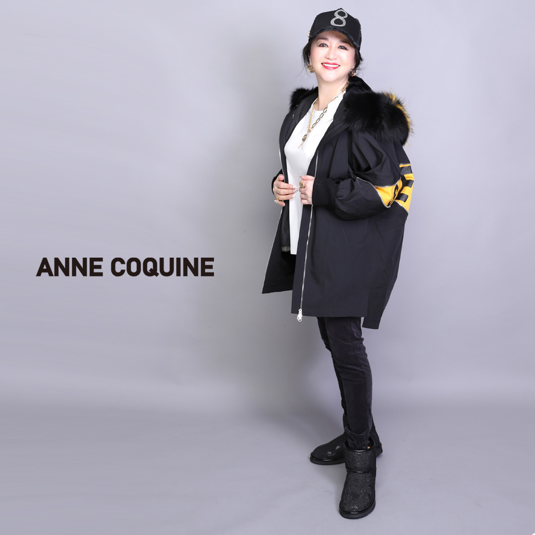 楽天市場】FOXファーフード付きロングコート（7087） Anne Coquine