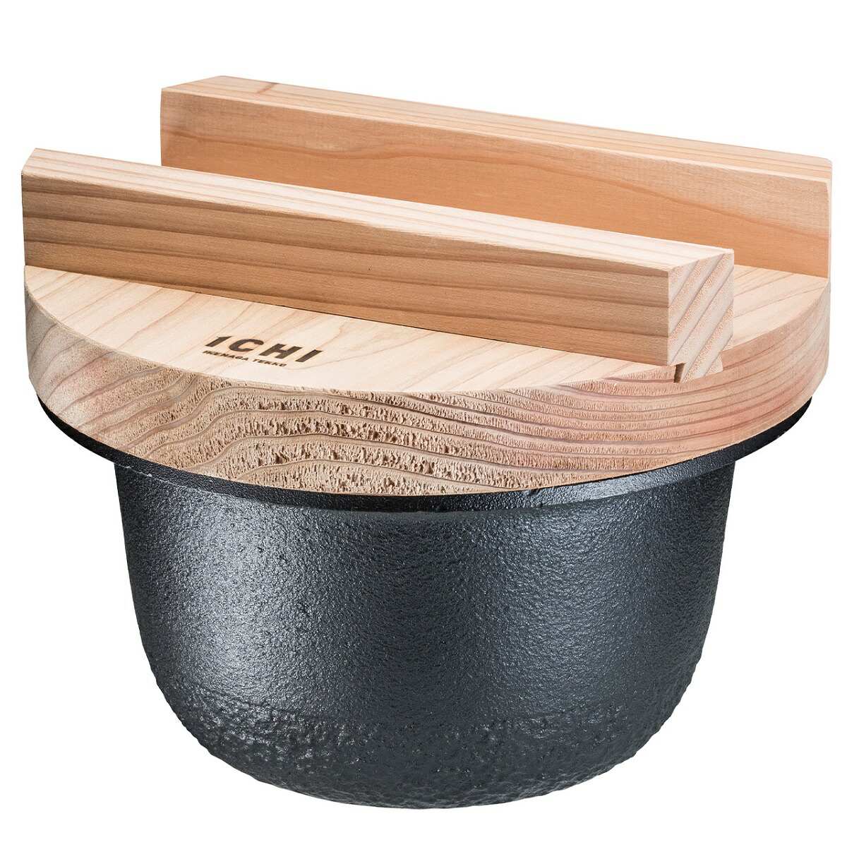 【15日限定!最大10%offクーポン配布中♪枚数限定】炊飯器 南部鉄器 一人用 【数量限定】IKENAGA 1CHI TETSUGAMA 鉄製ご飯釜 2合炊 南部鉄器 日本製 手作り 2合炊き 木蓋