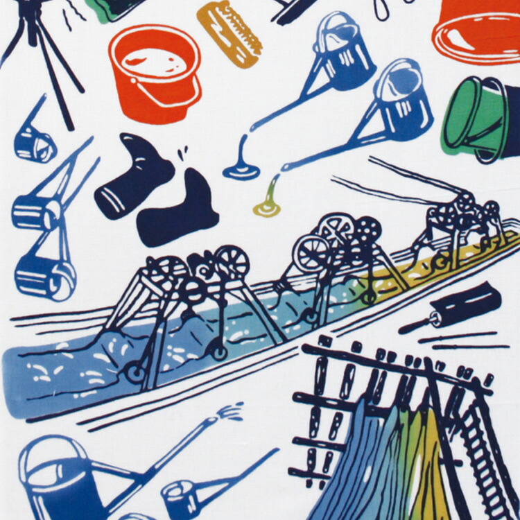 楽天市場 手ぬぐい Nugoo 注染の道具 注染染め 職人 染物 白地 日本製 ギフト 手拭い てぬぐい 拭う ぬぐう Gute Gouter