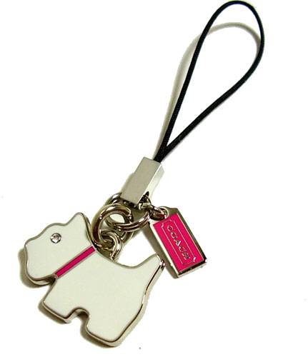 COACH/コーチ テリア携帯ストラップ F92341SV/MC【Luxury Brand Selection】【レディース ギフト】【ラッピング無料】【楽ギフ_包装】