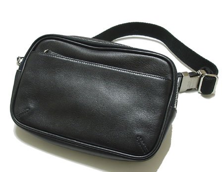 coach leather waist bag