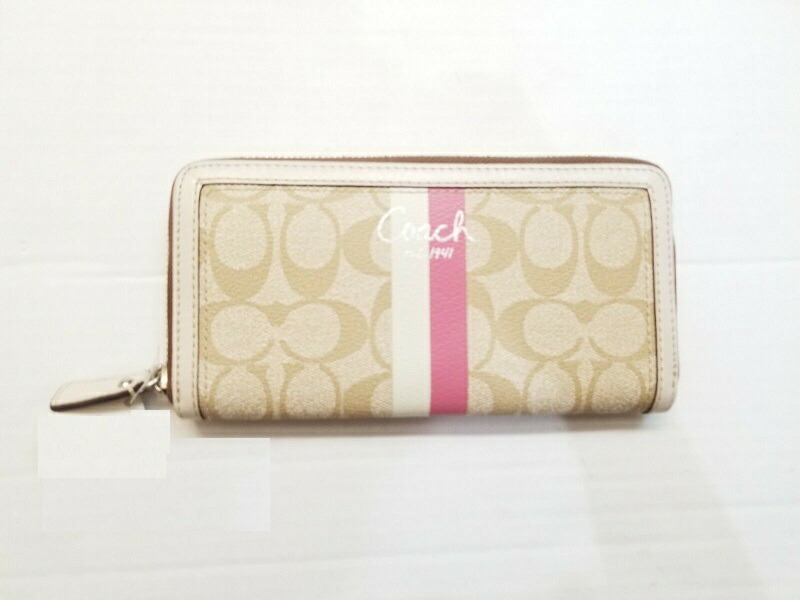 コーチシグネチャーレガシー 楽天市場】COACH コーチ財布 レガシー シグネチャー 二つ折り