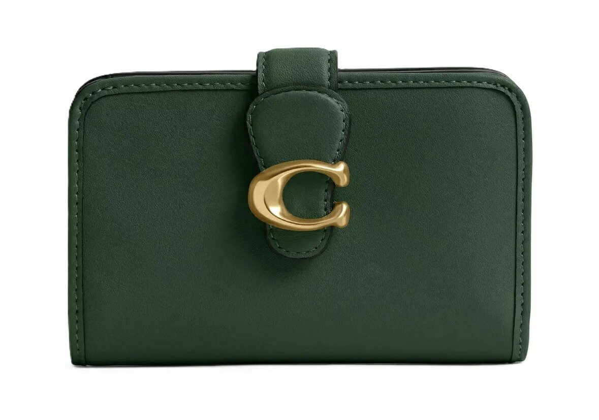 【★ハッピーホリディSALE！個数限定大特価】COACH/コーチ　タビー ミディアム ウォレット 二つ折り 財布 コンパクト CA193 ハンターグリーン 【春財布】【ラッピング無料】【楽ギフ_包装】【新社会人】【母の日】【スーパーSALE】