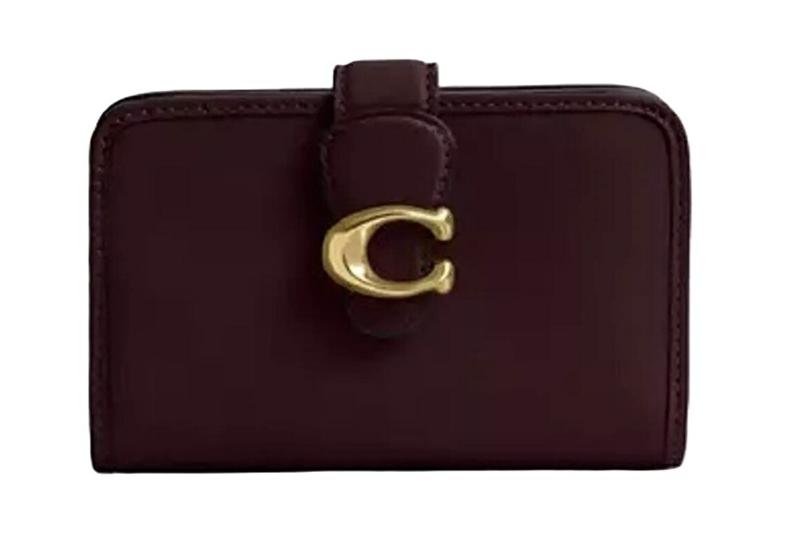 【★ハッピーホリディSALE！個数限定大特価】COACH/コーチ　タビー ミディアム ウォレット 二つ折り 財布 コンパクト CA193 メルロー 【春財布】【ラッピング無料】【楽ギフ_包装】【新社会人】【母の日】【スーパーSALE】