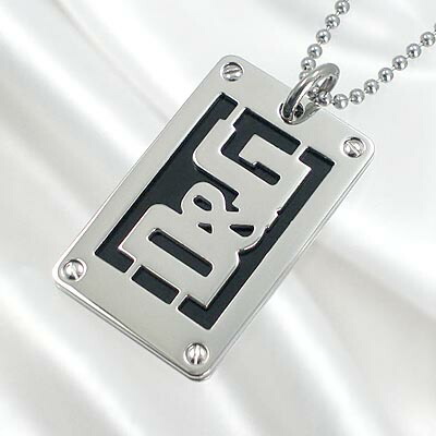 D&G シルバーカラーDOLCEプレート喜平 ネックレス袋付正規品 D&G シルバーカラーDOLCEプレート喜平 ネックレス袋付正規品