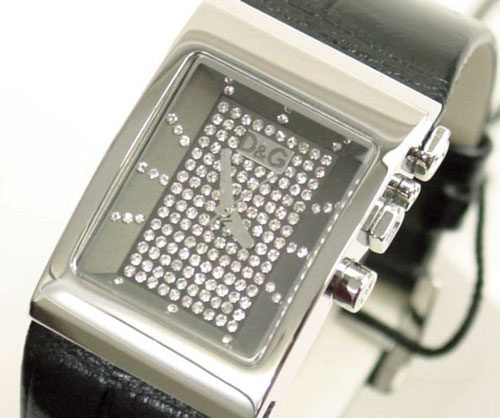 D&G TIME ドルチェ&ガッバーナLOGO SIDE EX レディース革ベルト腕時計 DW0154【ラッピング無料】【楽ギフ_包装】|インポートサムシング
