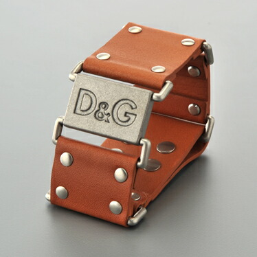 D&G/ディーアンドジー レザーブレスレット DJ0369 【Luxury Brand Selection】【メンズ ギフト】【ラッピング無料】【楽ギフ_包装】【楽ギフ_のし】【楽ギフ_メッセ】【RCP】|インポートサムシング