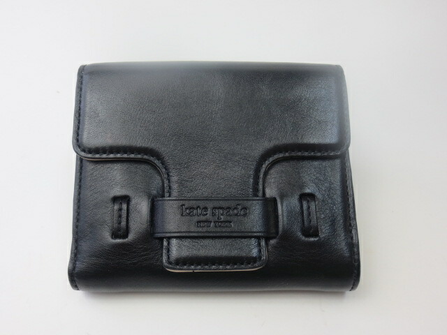 kate spade/ケイトスペード Wホックレザー財布 Savona Taryn Black【ラッピング無料】【楽ギフ_包装】【10P11Mar16】【05P03Dec16】