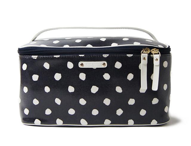 Kate Spade ケイトスペードバニティバッグ With The Porch Dizzy Dot Large Colin Cosmetic Bag