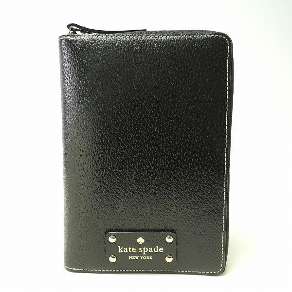 kate spade/ケイトスペード　2019年最新システム手帳 本体のみ wellesley zip around personal organizer Black WLRU1321【ラッピング無料】【楽ギフ_包装】｜インポートサムシング 28,083円