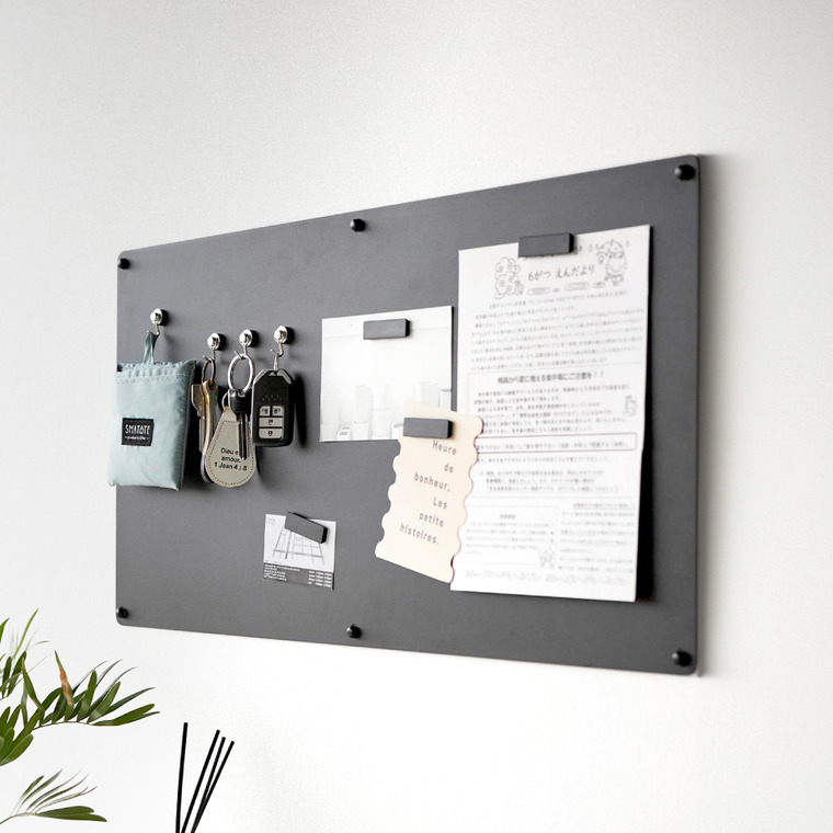 送料無料[ウォールプリントスチールパネルタワーL石こうボード壁対応]山崎実業tower1015510156ホワイトブラック/マグネットボード掲示板掲示ボードメモボードプリント収納yamazakiタワーシリーズdej