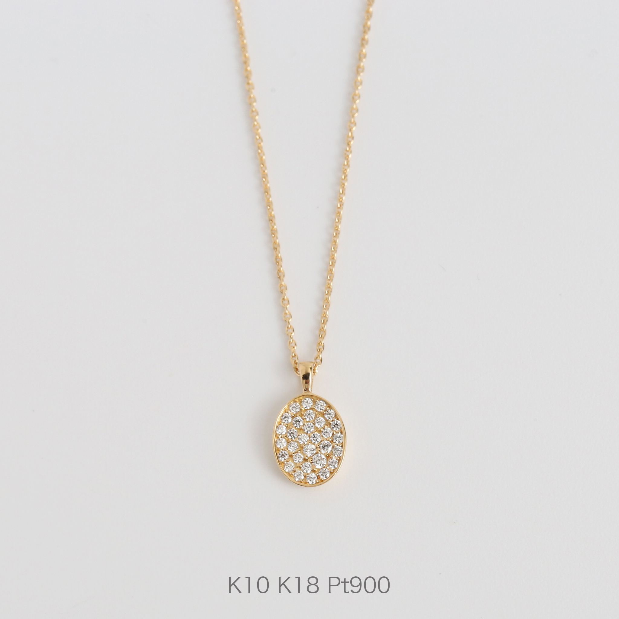 楽天市場】【Initial Coin Necklace】 K10/K18/Pt900 イニシャル