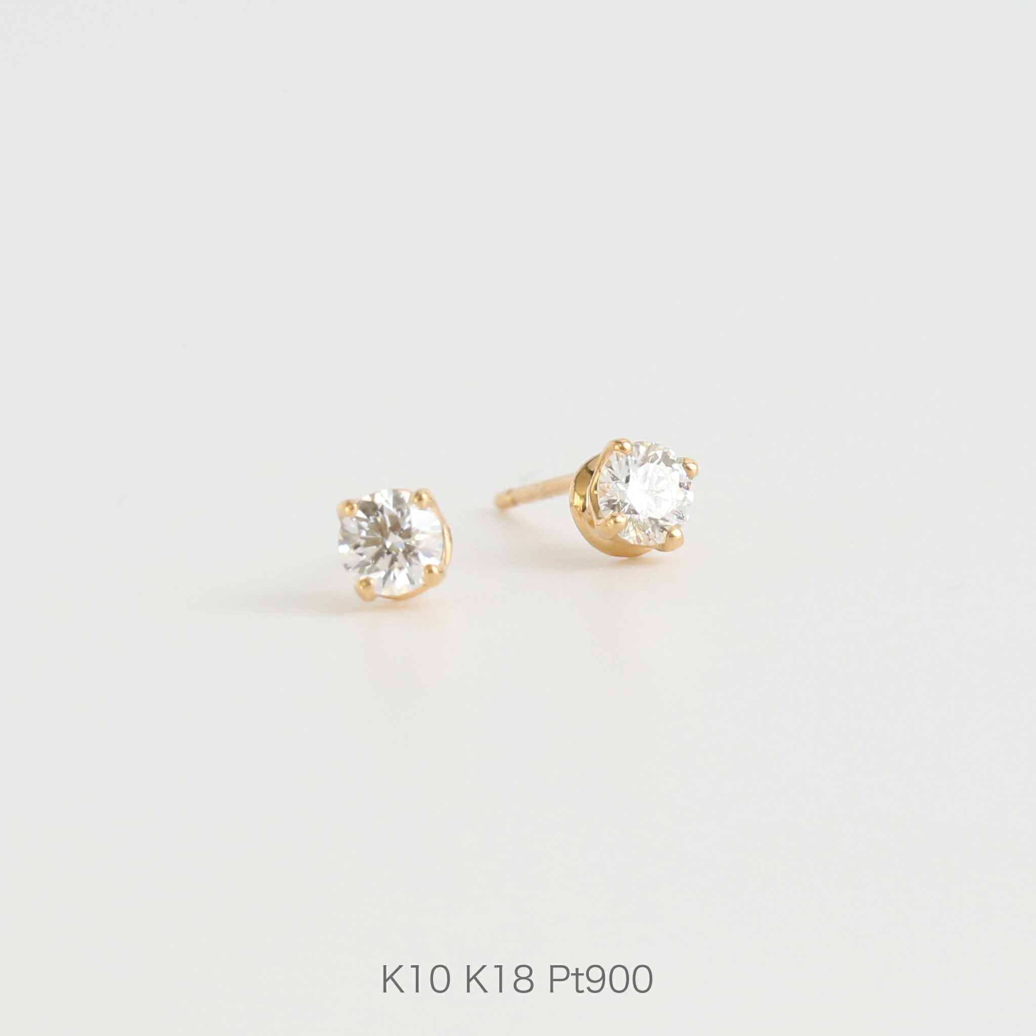 楽天市場】【Star Pierce】 K10/K18/Pt900 星 モチーフ パヴェ