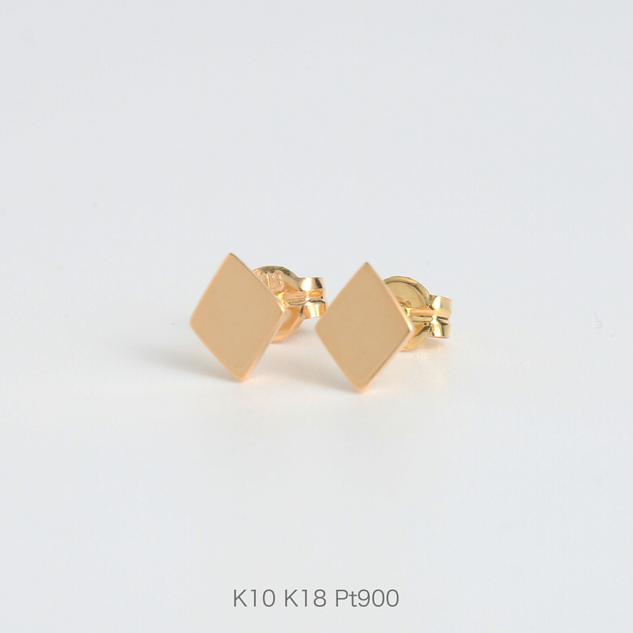 楽天市場】ピアス キャッチ 地金 K18 ピアスキャッチ 18K