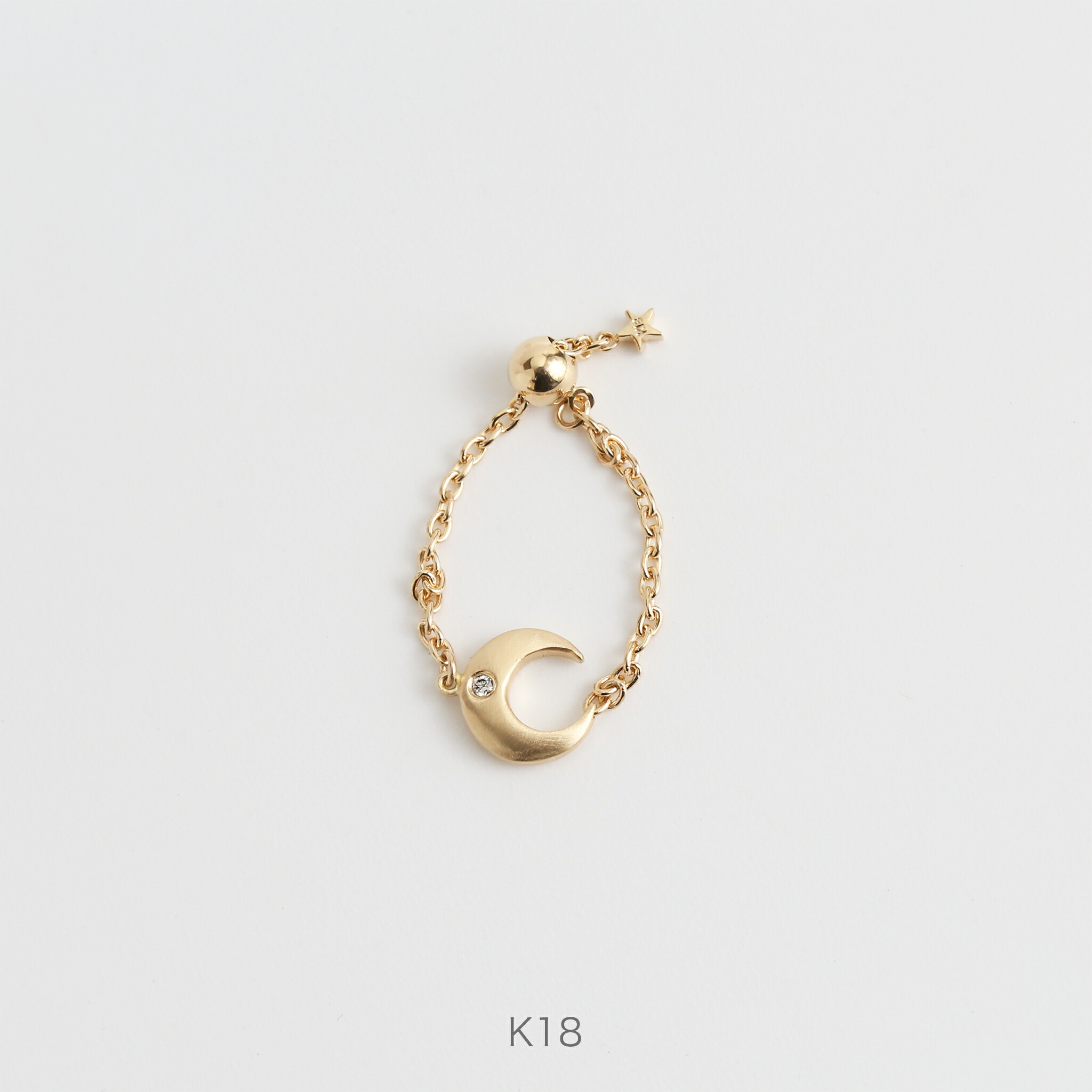 楽天市場】チェーンリング K18 YG WG (約W15mm×H2.5mm) スライド