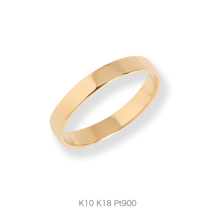 楽天市場】【Gaudi Ring】 K10/K18 ブロックリング 地金 指輪 結婚指輪 