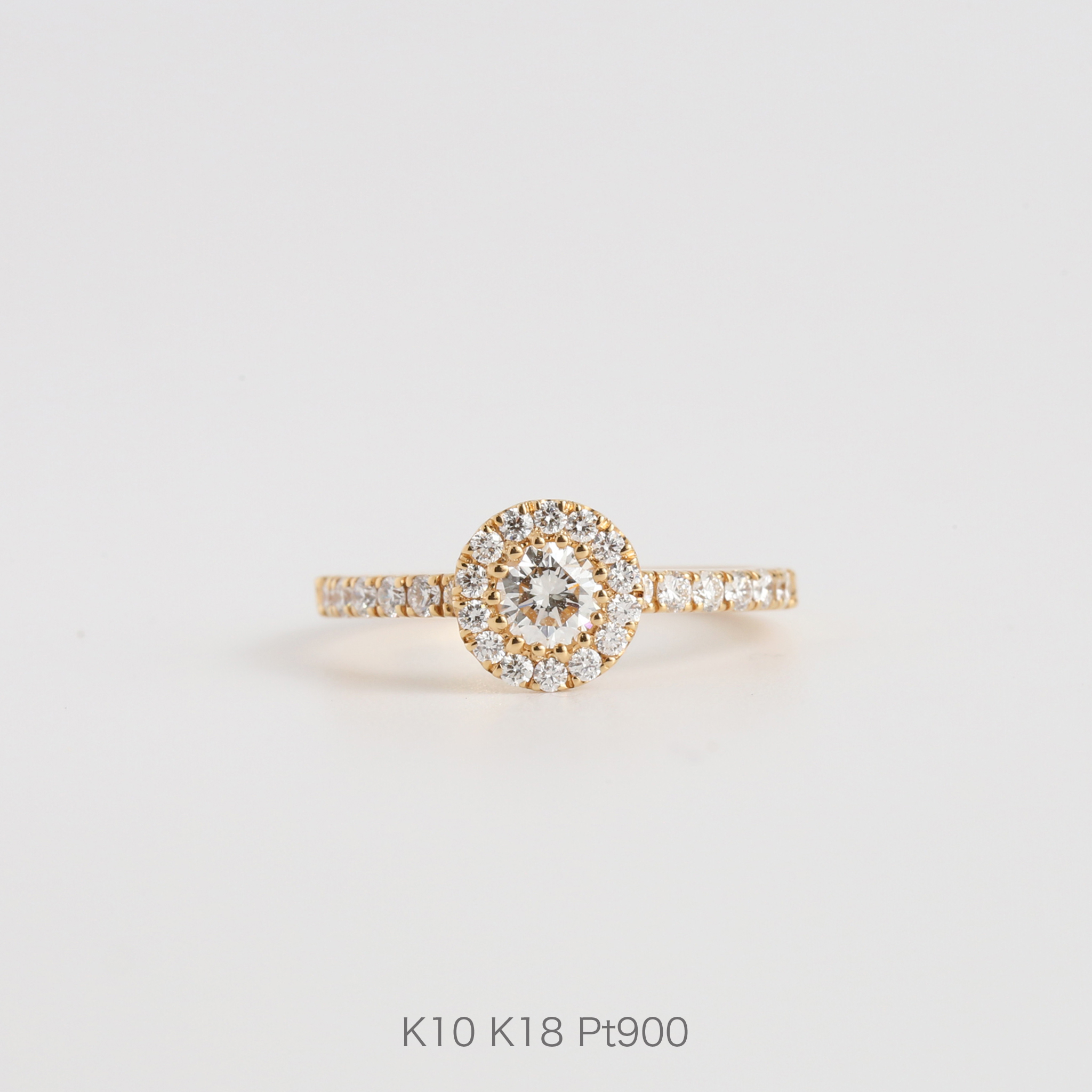 【楽天市場】【Fountain Ring】 K10/K18/Pt900 ダイヤモンド 