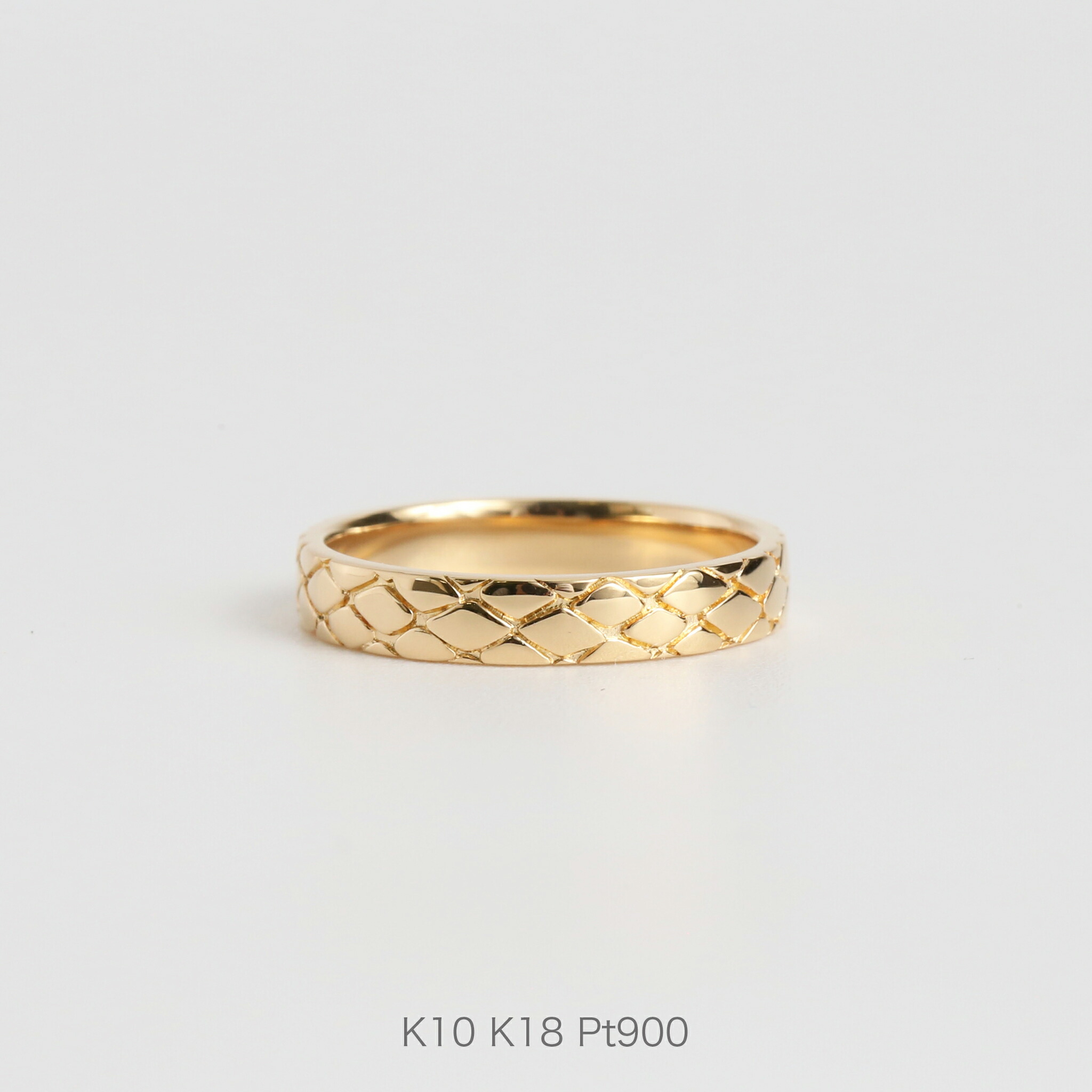 【楽天市場】【Nude Ring / Hammer】 K10/K18/Pt900 つち目 地金 リング 指輪 結婚指輪 マリッジリング ペア 10金  10k k10 18金 18k k18 pt900 ゴールド ピンクゴールド ホワイトゴールド プラチナ レディース ハンマー シンプル サイズ 号  プレゼント ギフト ...