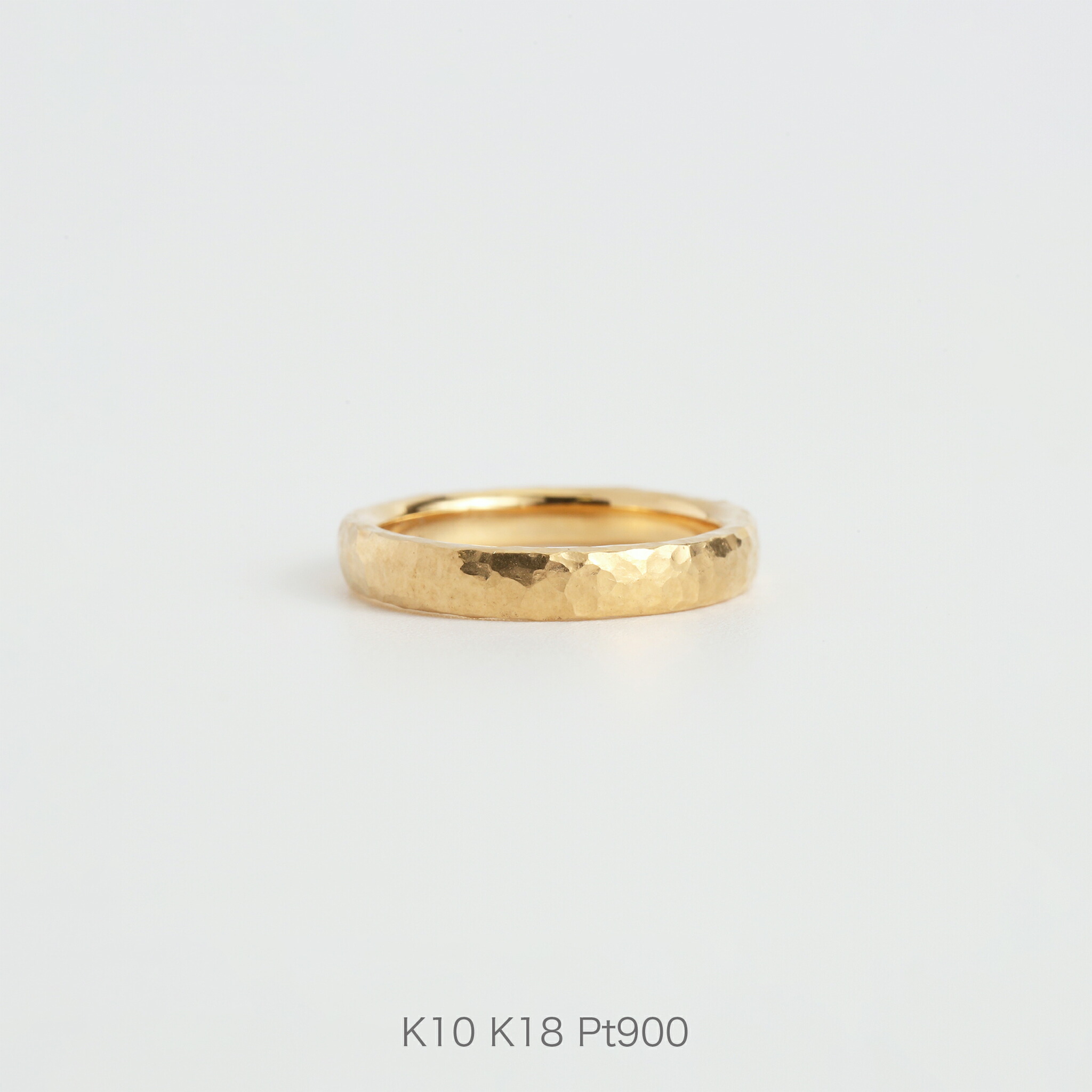 楽天市場】【Nude Plate Ring / X Wide】 K10/K18/Pt900 平打ち
