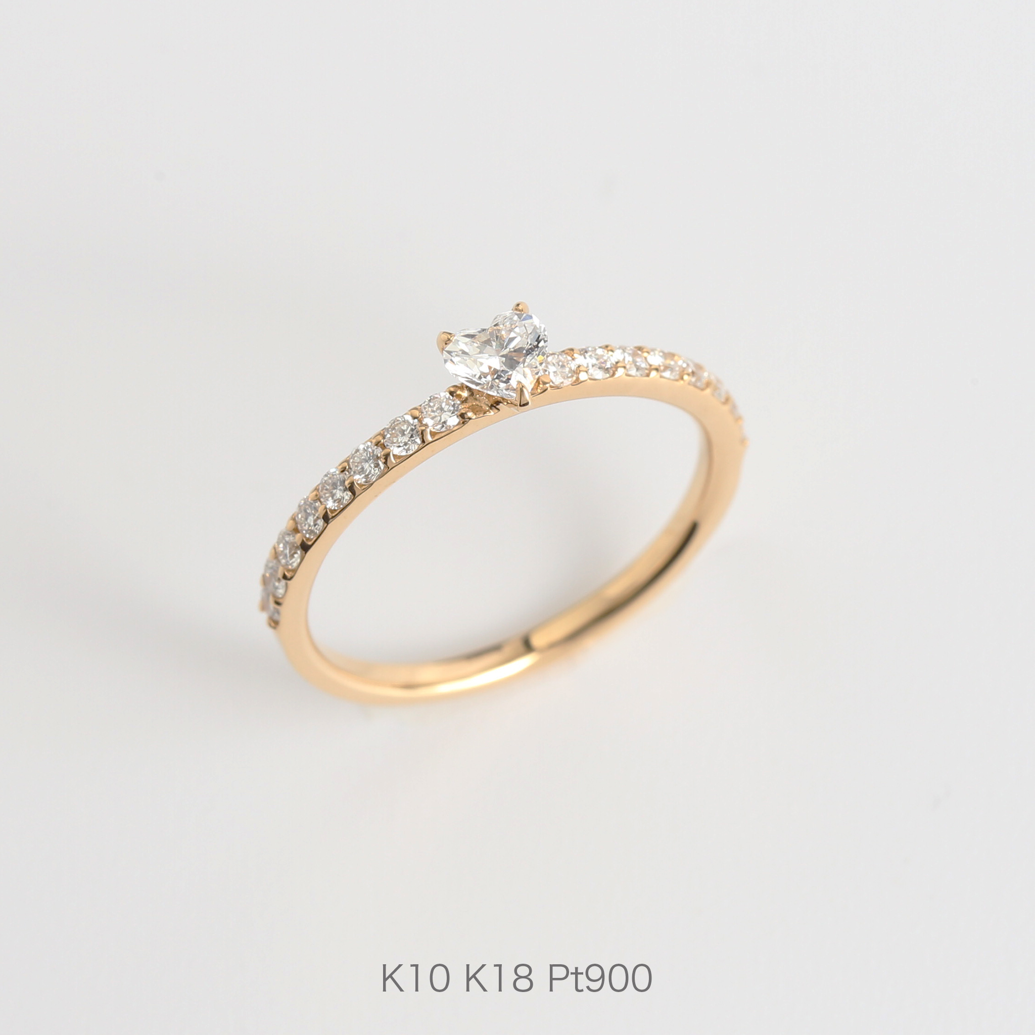 楽天市場】【Fountain Ring】 K10/K18/Pt900 ダイヤモンド ヘイロー 